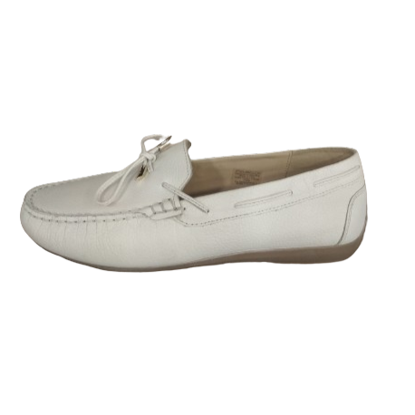 Mocassin blanc ARA