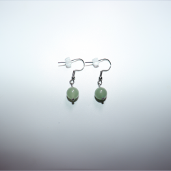 Boucles d'oreilles aventurine verte