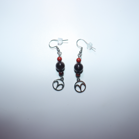 Boucles d'oreilles bélier modèle 2