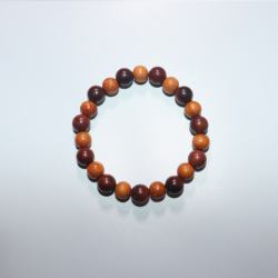 Bracelet perles en Bois