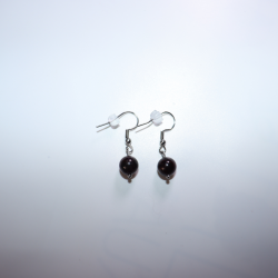 Boucles d'oreilles Grenat