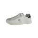 Tennis cuir blanc zip TBS