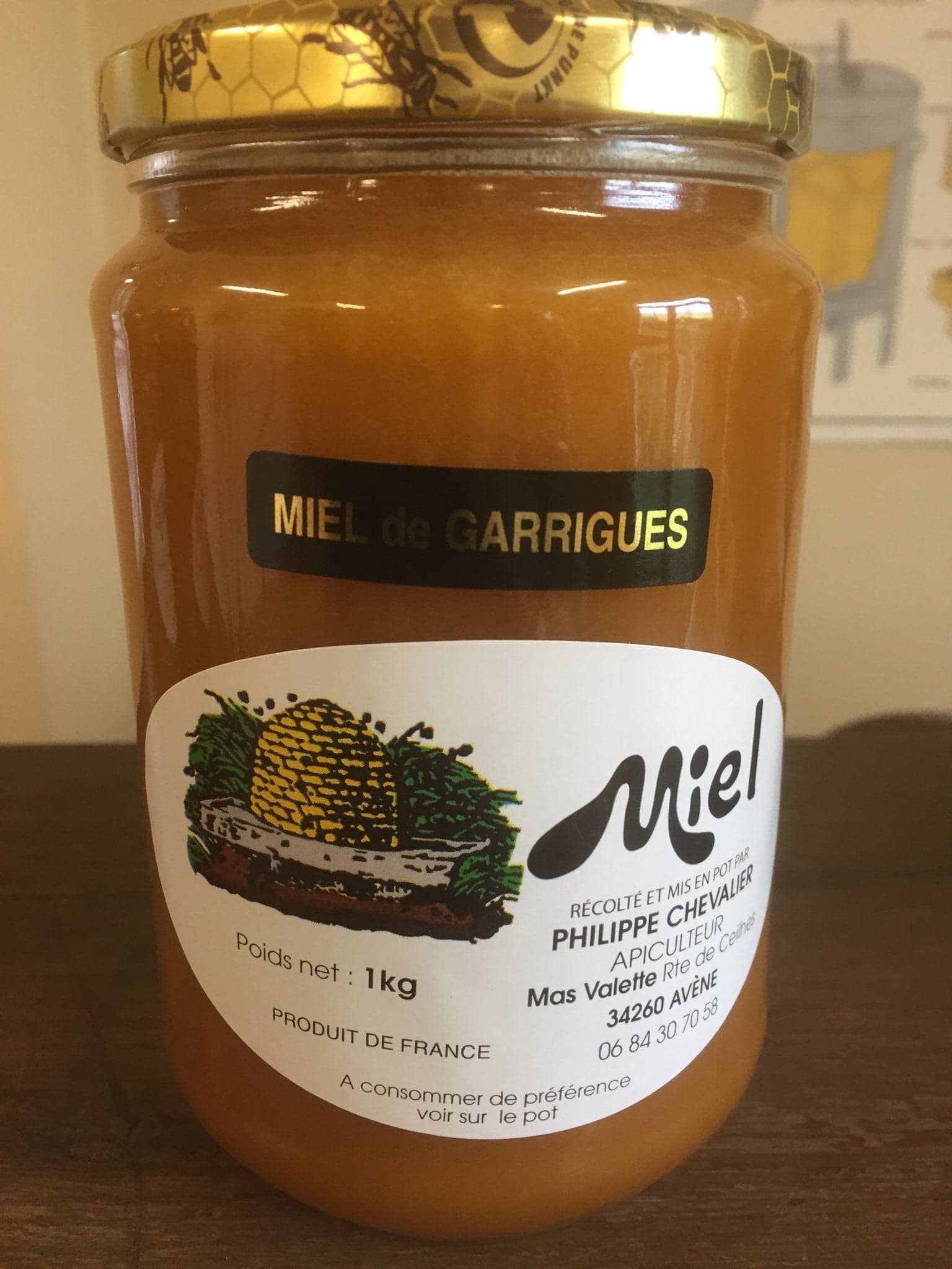 Miel de garrigue 1 kg