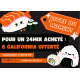 Offre du moment : pour un 24Mix acheté, profitez de 6 California offerts !