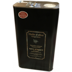 Huile d'olive Artisanale  Bidon métal  3 l